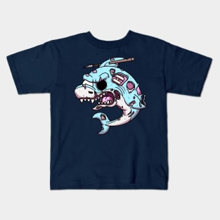 Zombie Shark Kids T-Shirt